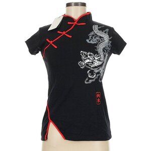 NWT Vintage Dragon Chinese inspired top, Medium